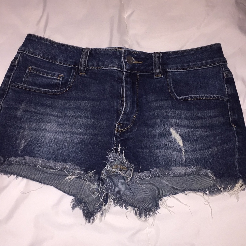 Pink Jean Shorts